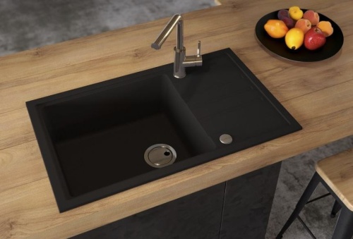 Мойка для кухни Alveus INTERMEZZO 130 Granital DEEP BLACK-G90 780x480x200 1149117