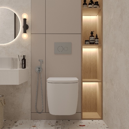 Комплект Oliveeka инсталляция OL-MQ-003 с унитазом OL-G1 и кнопкой OL-R22-CR