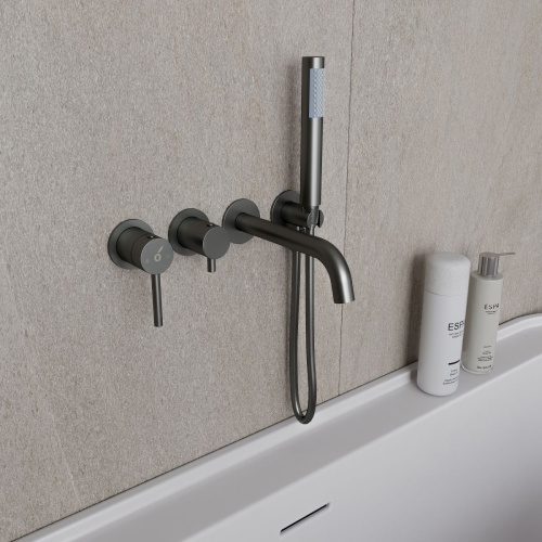 Смеситель для ванны Oliveeka OL-889017-BGM