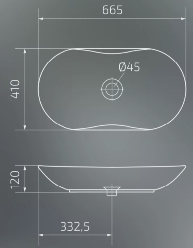 Умывальник Gid Mnc503