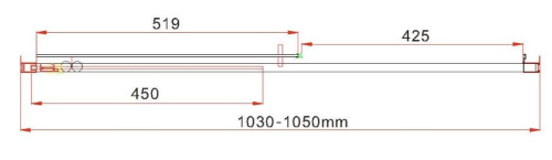 Душевая дверь Vincea Garda VDS-1G105CLB