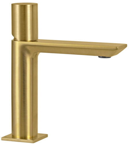 Смеситель для раковины Remer Edge EG512BG, золото брашированное