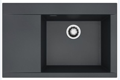 Мойка для кухни Alveus PURE-G 70R Algranit DEEP BLACK-A90 790x520x198 1149503