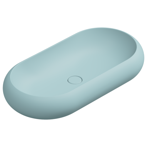 Раковина накладная 80x42 см GSG Ceramic Design Petra PELAV80037, Ice Matt