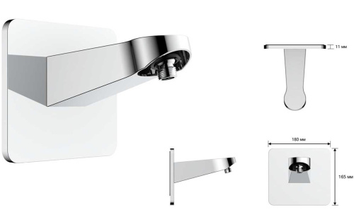 Верхний душ Vincea VSHD-3I3CGM