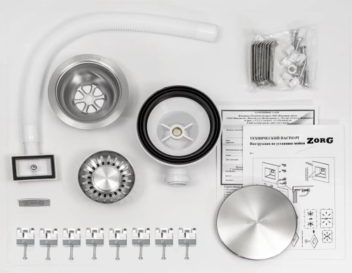 Мойка кухонная Zorg ZRN 4555 premium satin