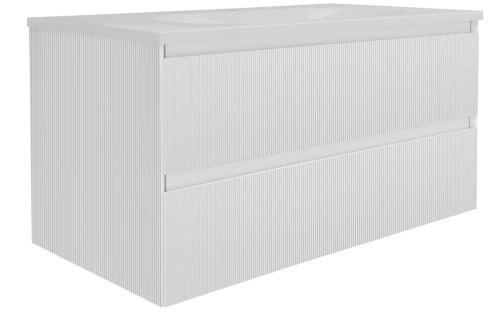 Тумба подвесная Vincea Welle 1000 M.White Soft-touch VMC-2WL100MW