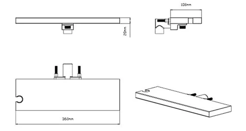 Душевая система Vincea Inspire VSFW-4I211RGM