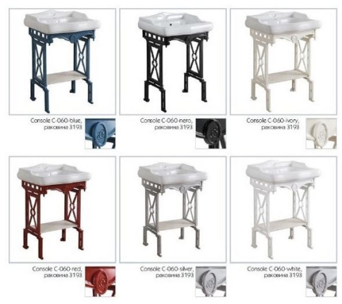 Консоль под раковину Caprigo C-060-ivory