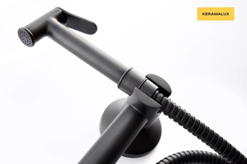 Гигиенический душ CeramaLux DRS/001 черный матовый