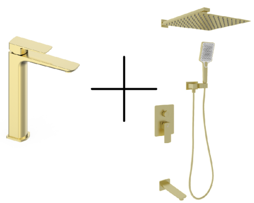 Набор душевой со смесителем Oliveeka OL-88939003+239003-BG