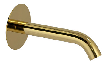 Излив настенный 16 см Remer X Style 91XF90DO, золото глянцевое