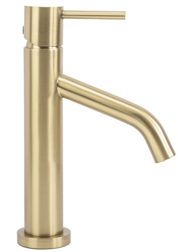 Смеситель для умывальника Rea Level gold matt B6218