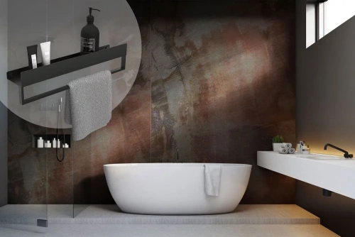 Полка для ванной Rea SF01-450-B BLACK 06000