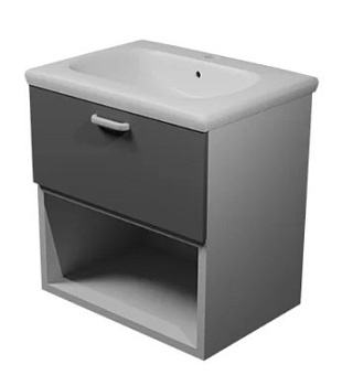 Тумба подвесная Kolpa-san Evelin OUE II 65 Gray antracit 573870 Тумба подвесная Kolpa-san Evelin OUE II 65 Gray antracit 573870