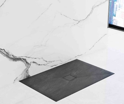 Душевой поддон Rea Black Stone 80x120 K9602