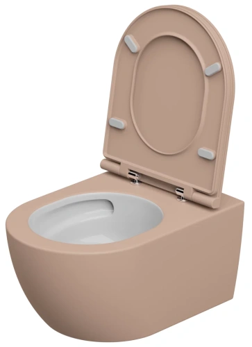 Унитаз подвесной GSG Ceramic Design Like LKWCSOECBI000/032, White/Cipria Matt