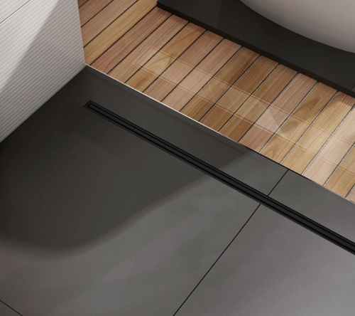 Трап для душа Calani Eco360 slim 80 Black CAL-G0027