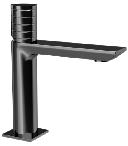 Смеситель для раковины Remer Edge EG610CFP, черный брашированный хром