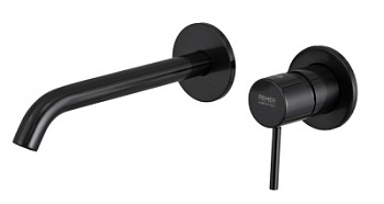 Смеситель для раковины Remer X Style X15PLCFP, чёрный брашированный хром