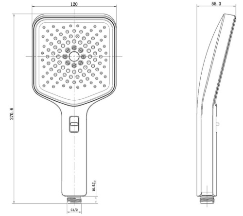 Душевая система Vincea VSFW-433TI4RGM