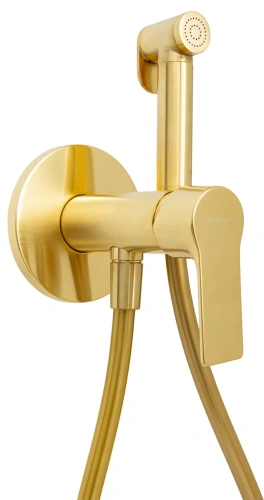 Гигиенический душ Mariani Kali B22185KLW, золото брашированное