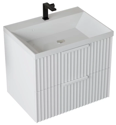 Тумба подвесная Vela Волна 60П под Classica (белый мат) белый хекси TU0123