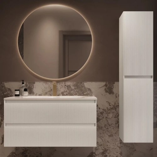 Тумба подвесная Vincea Welle 1000 M.White Soft-touch VMC-2WL100MW