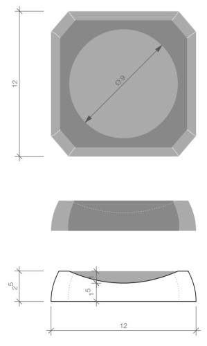 Мыльница Decor Walther Kristall STS 0931681