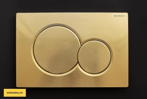 Кнопка смыва Geberit SIGMA 01 115.770.DМ.5 золотой матовый