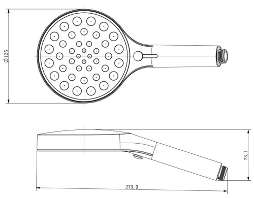 Душевая система Vincea VSFW-433TI3RGM