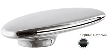 Излив в борт ванны Remer 91UF07NO, черный матовый