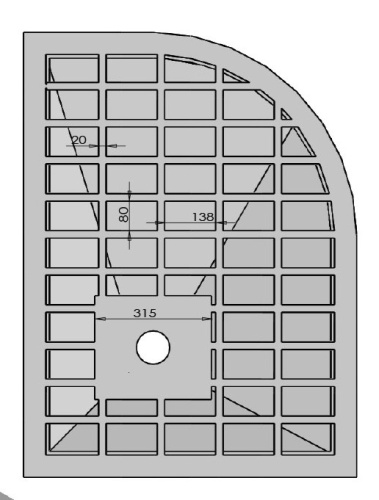 Душевой поддон Vincea VST-4SQ9012W-L