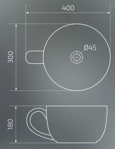 Умывальник Gid Nc9077