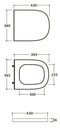 Сиденье с системой soft close Globo Stockholm LAR20BI
