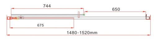 Душевая дверь Vincea Garda VDS-1G150CH