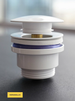 Донный клапан для раковины Gid G-60W универсальный Донный клапан для раковины Gid G-60W универсальный