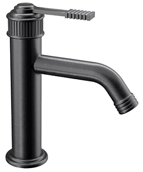 Смеситель для раковины Remer Atelier AL12CFP, черный брашированный хром