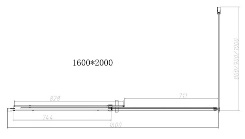 Душевой уголок Vincea Dice VSR-4D8016CLGM