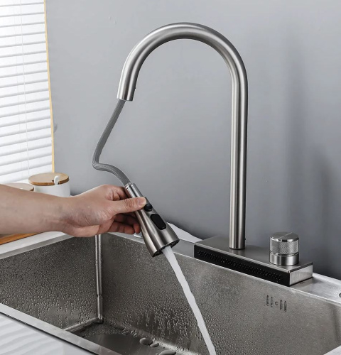 Смеситель для мойки Rea Conor nikiel matt B6313