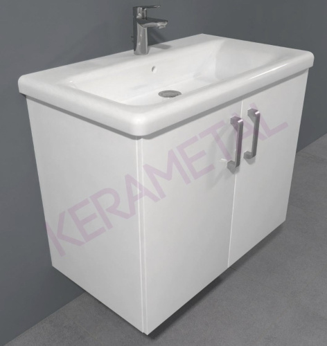 Тумба подвесная Kolpa-san Evelin OUE 80 White matt 573830