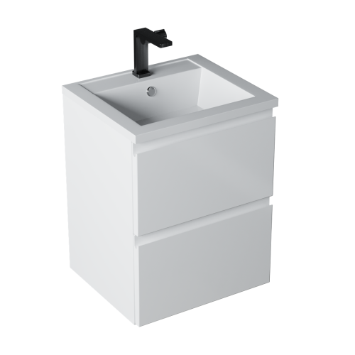 Тумба подвесная Vela Мира 40П под Alice (белый глянец) TU58912