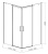 Душевой уголок Vincea Dice VSS-4D100CLB