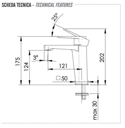 Смеситель для раковины Remer Dream D11