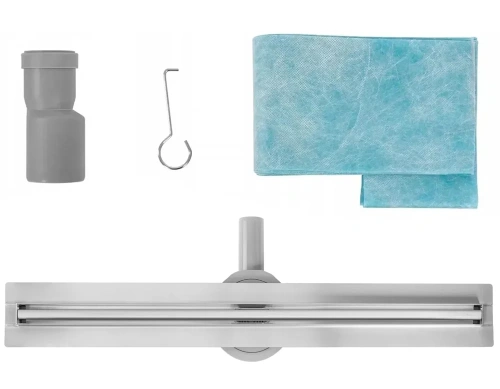 Душевой трап Rea Neox Slim pro 600 nikiel brush G5801