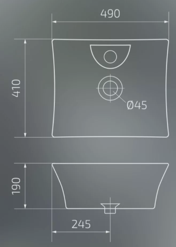 Умывальник Gid N9108