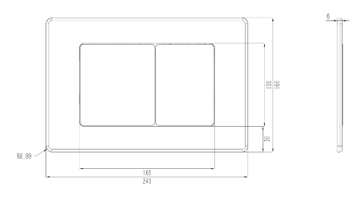 Комплект Oliveeka инсталляция OL-MQ-003 с унитазом OL-1216 и кнопкой OL-E12-BN