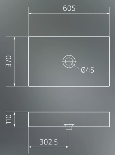 Умывальник Gid N9496
