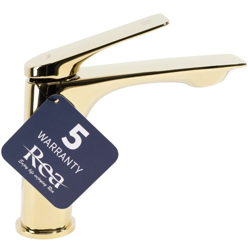 Смеситель для умывальника Rea Avalon gold B1118