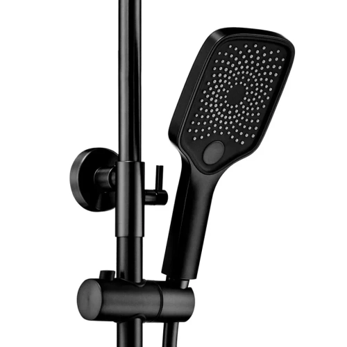 Душевая система Rea Rob black matt P6627